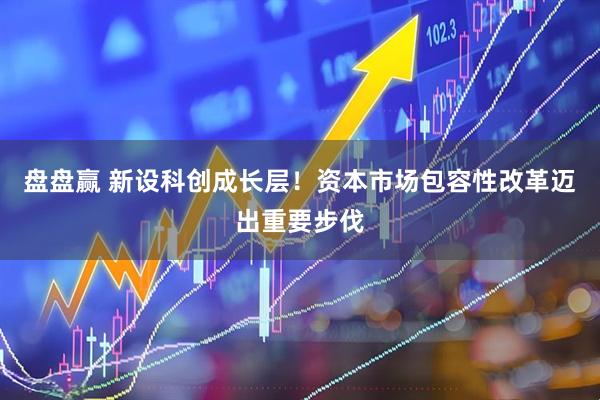 盘盘赢 新设科创成长层！资本市场包容性改革迈出重要步伐